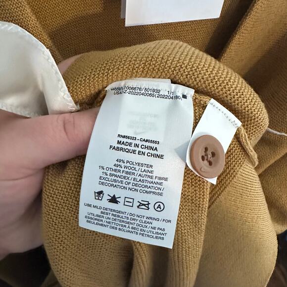 NEW Nike SB Skate Elemental Gold Wool Blend Cardigan Sweater Size XXL Unisex - Picture 13 of 16